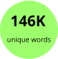 146K unique words