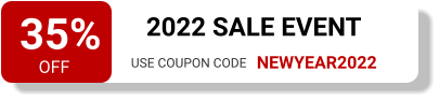 USE COUPON CODE NEWYEAR2022  2022 SALE EVENT 35% OFF